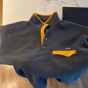 - Patagonia synchilla men large fleece pullover. Mint